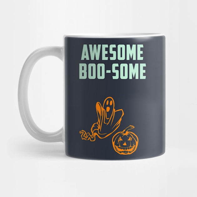 Awesome Boo Some Twosome Halloween by eaglextiger